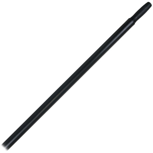 The Carlisle XHD Oar Shafts are black, cylindrical rods with narrower tips on one end, featuring abrasion-resistant tubing for enhanced durability.