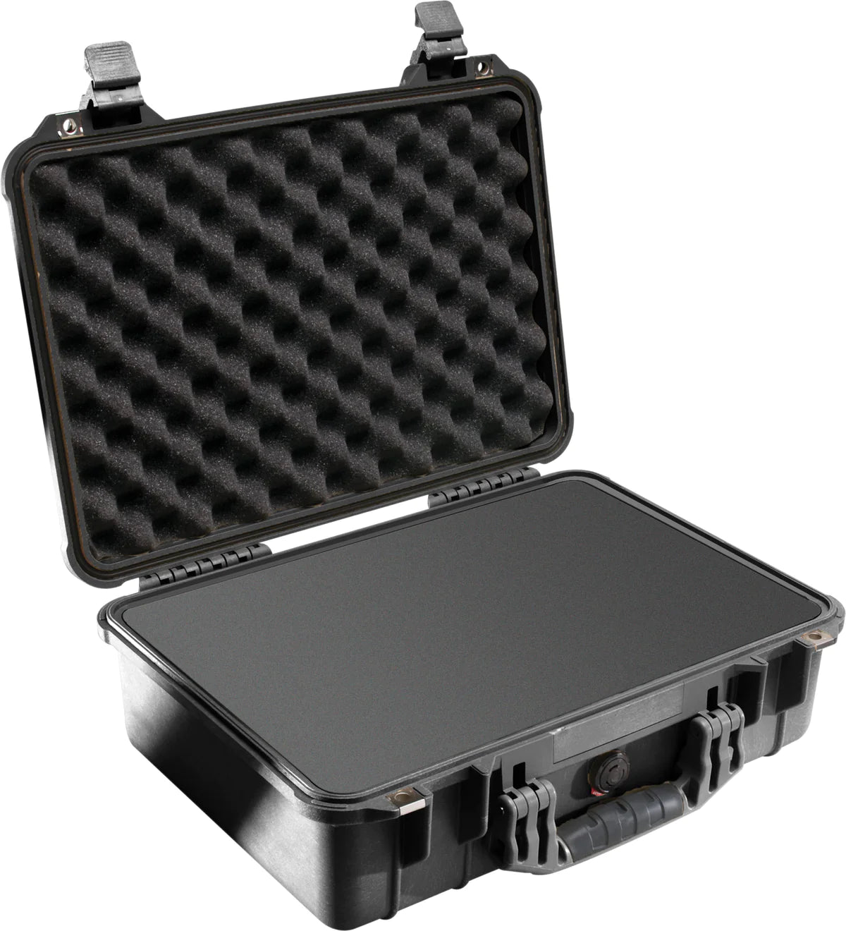 A crushproof Pelican 1500 Case on a white background.