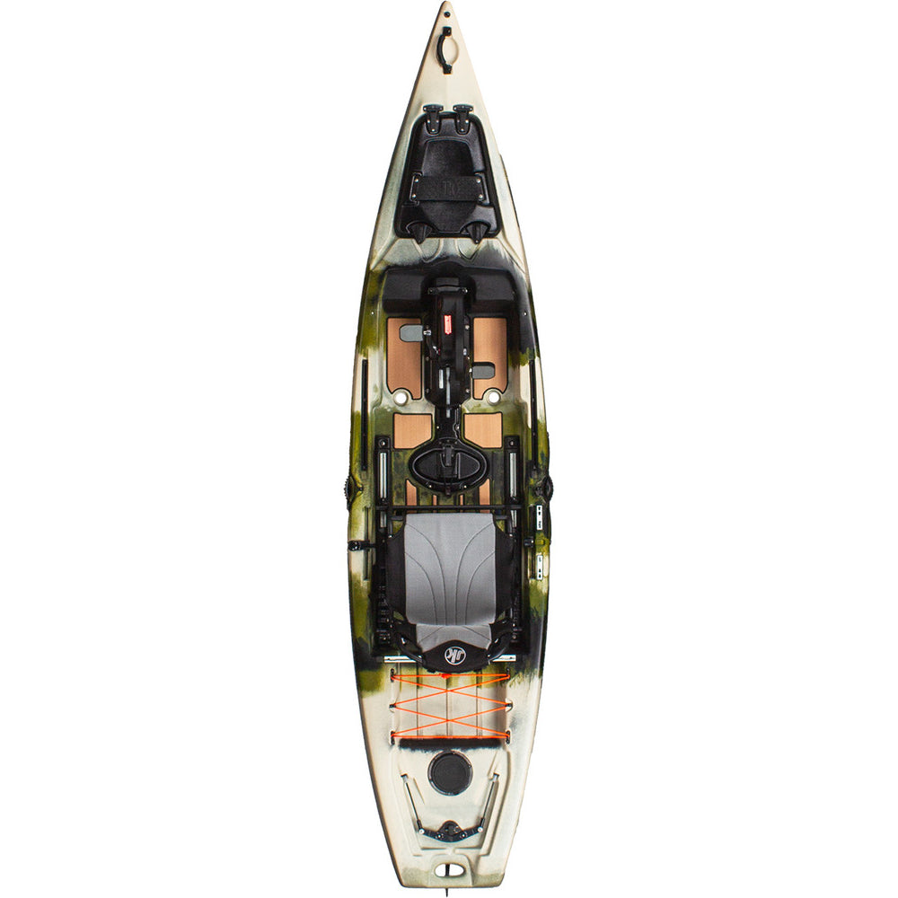 A Cruise FD kayak with a seat and a paddle by Jackson Kayak.