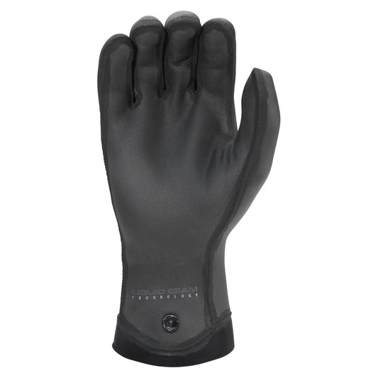 The NRS Maverick 2mm Gloves showcase a black liquid-seam technology, with an upright, palm-forward design making all fingers visible. Made with a Neoprene Exterior and HydroCuff design, they're reliable and waterproof for any challenge.