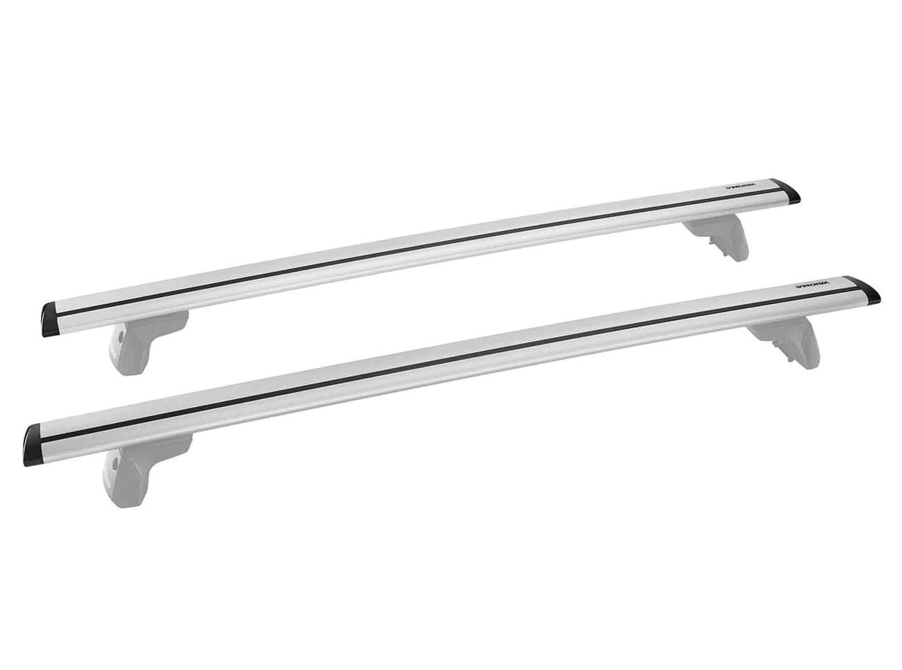 A pair of Yakima JetStream Crossbar car roof racks on a white background.