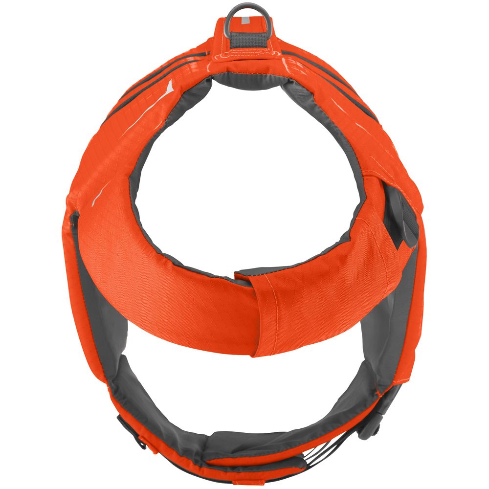 Featuring the CFD Dog Life Jacket dog pfd manufactured by NRS shown here from an eleventh angle.