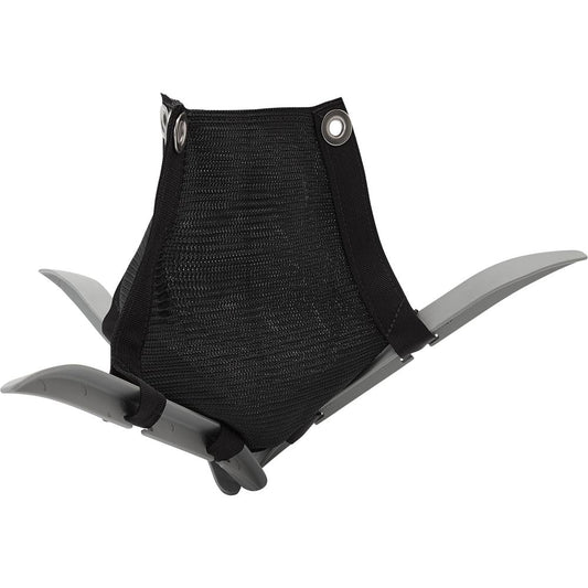 The NRS Shrimp Kayak Anchor features straps and metal hooks, providing a versatile anchoring solution for various outdoor adventures.