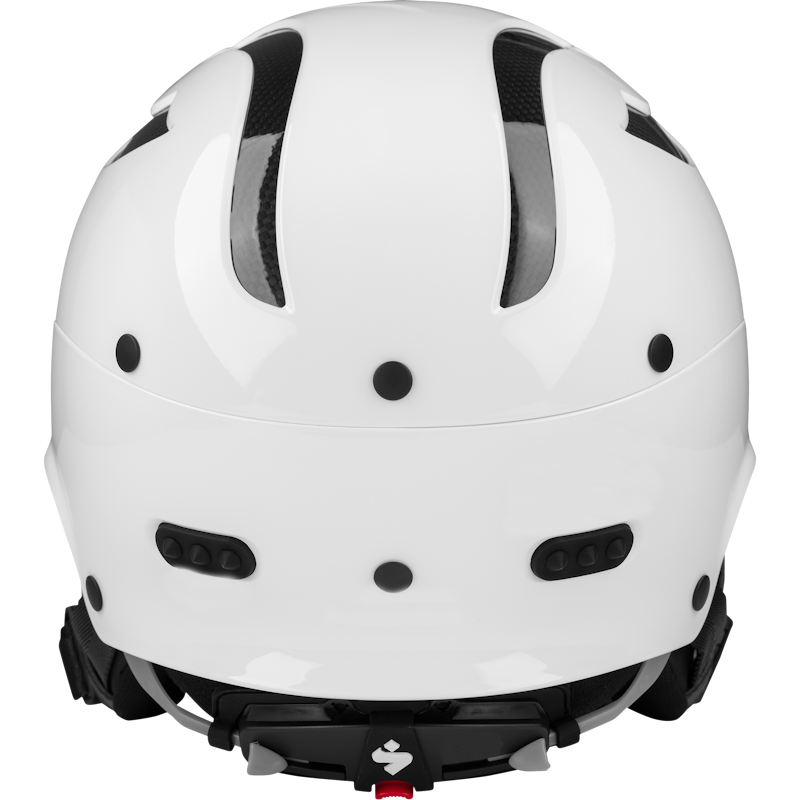 The Sweet Protection Rocker Helmet features ventilation slots and adjustable straps, enhanced with TLC Shell Technology for ultimate protection.