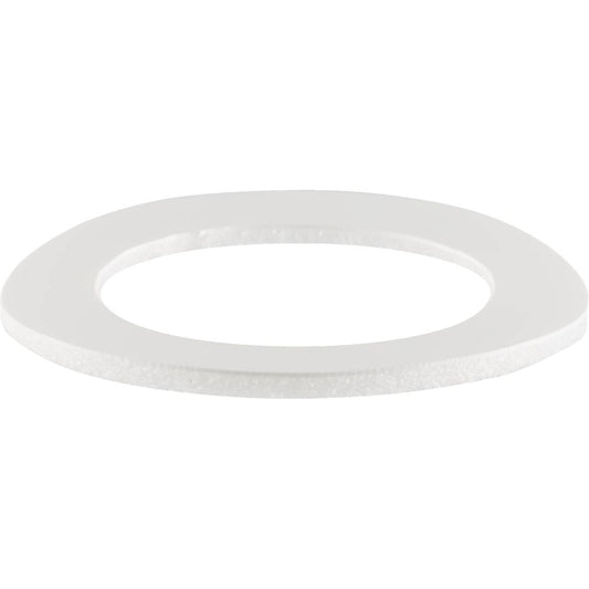 The Carlson Replacement Pump O-Rings are white, circular, and made of plastic with an open center, perfect for use with Carlson barrel pumps.