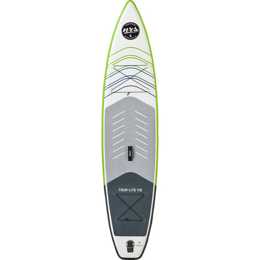 Featuring the Tour-Lite SUP Boards manufactured by NRS shown here from a third angle.