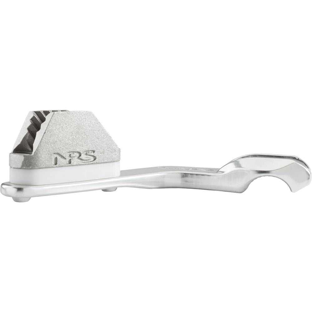 The NRS Frame Anchor System with 2:1 features a triangular head and integrated handle, offering precision similar to a metal dental crown remover tool.
