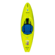 A yellow LiquidLogic kayak with blue seat.