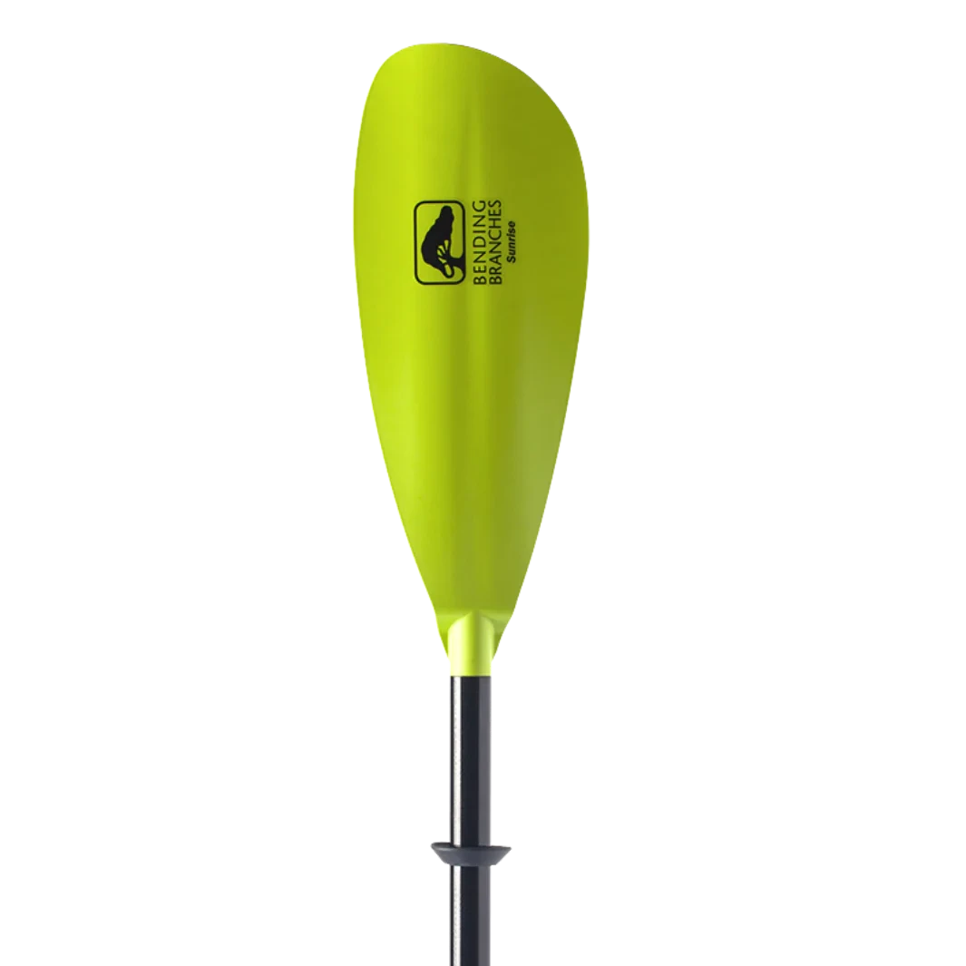 Featuring the Sunrise Fiberglass 2P needs work, tandem / 2 person rec kayak manufactured by AquaBound shown here from one angle.