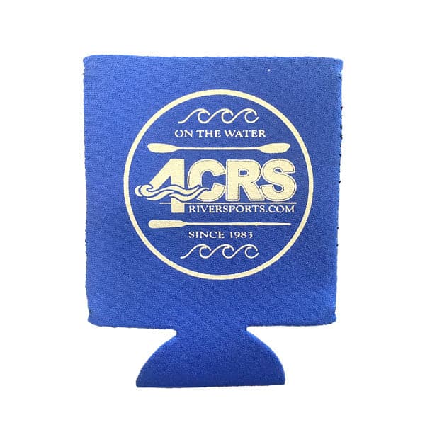A Watersports Warehouse 4CRS Beverage Cooler (Boozie) with a logo on it.