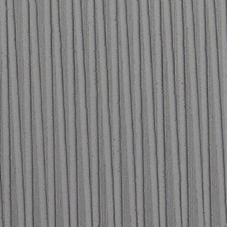 Close-up of a textured surface with vertical ridges in a uniform pattern, colored in a light gray hue, made from EVA foam padding that is the Drybox Seat Pad by North Shore.