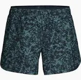 A pair of black and green patterned Outdoor Research Swift Lite Shorts W's is set against a white background.