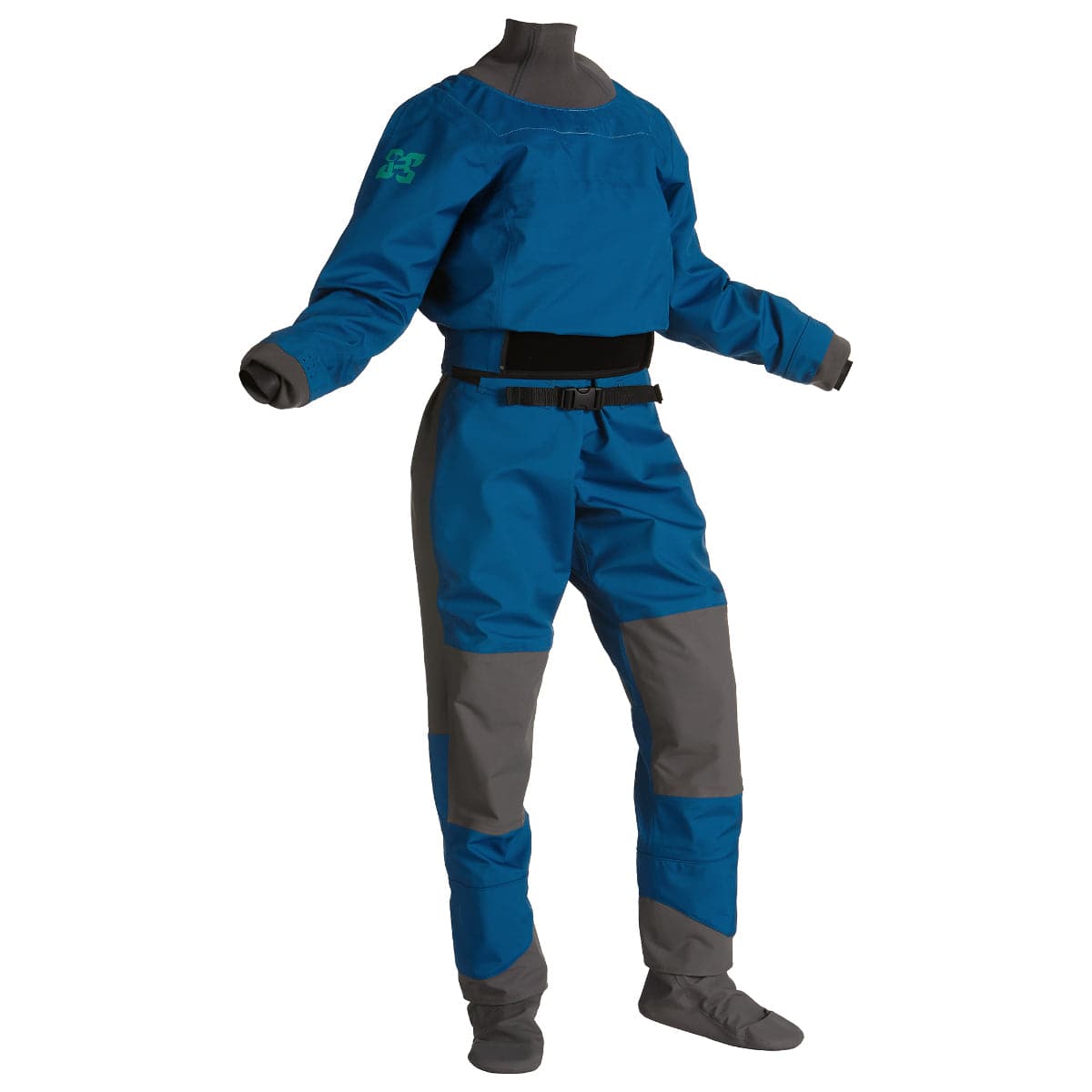 Featuring the Aphrodite Women's Dry Suit women's dry wear manufactured by Immersion Research shown here from a third angle.
