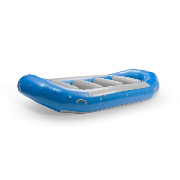 Featuring the R-Series Rafts raft manufactured by AIRE shown here from a fourth angle.