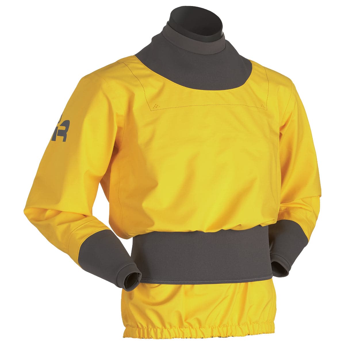 Featuring the 7Figure Drytop men's dry wear manufactured by Immersion Research shown here from one angle.