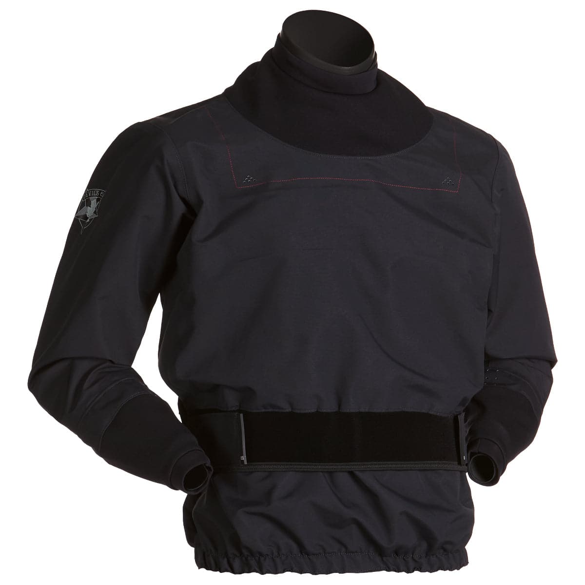 Featuring the Devils Club Drytop men's dry wear manufactured by Immersion Research shown here from one angle.