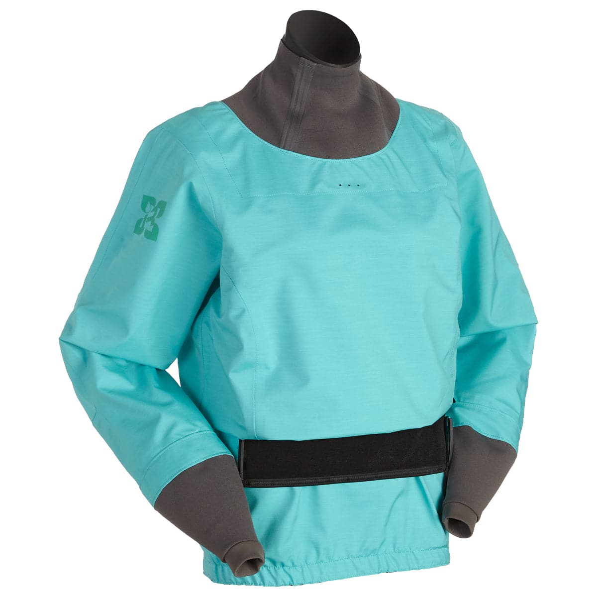 Featuring the Aphrodite Women's Dry Top women's dry wear manufactured by Immersion Research shown here from one angle.