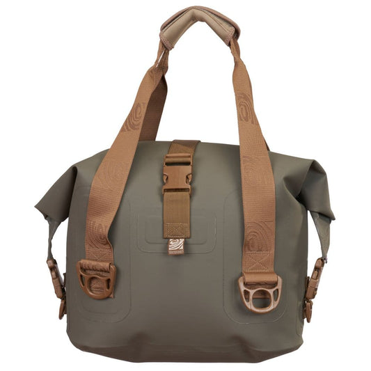 Featuring the Largo Tote dry bag manufactured by Watershed shown here from a second angle.