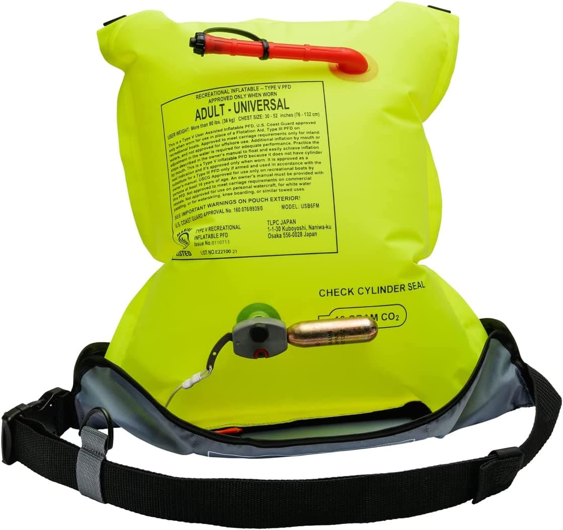 Featuring the AirBelt 2.0 Inflatable PFD inflatable pfd manufactured by Astral shown here from a second angle.