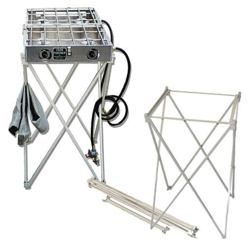 Featuring the Stove Stands kitchen manufactured by Partner Steel shown here from a second angle.