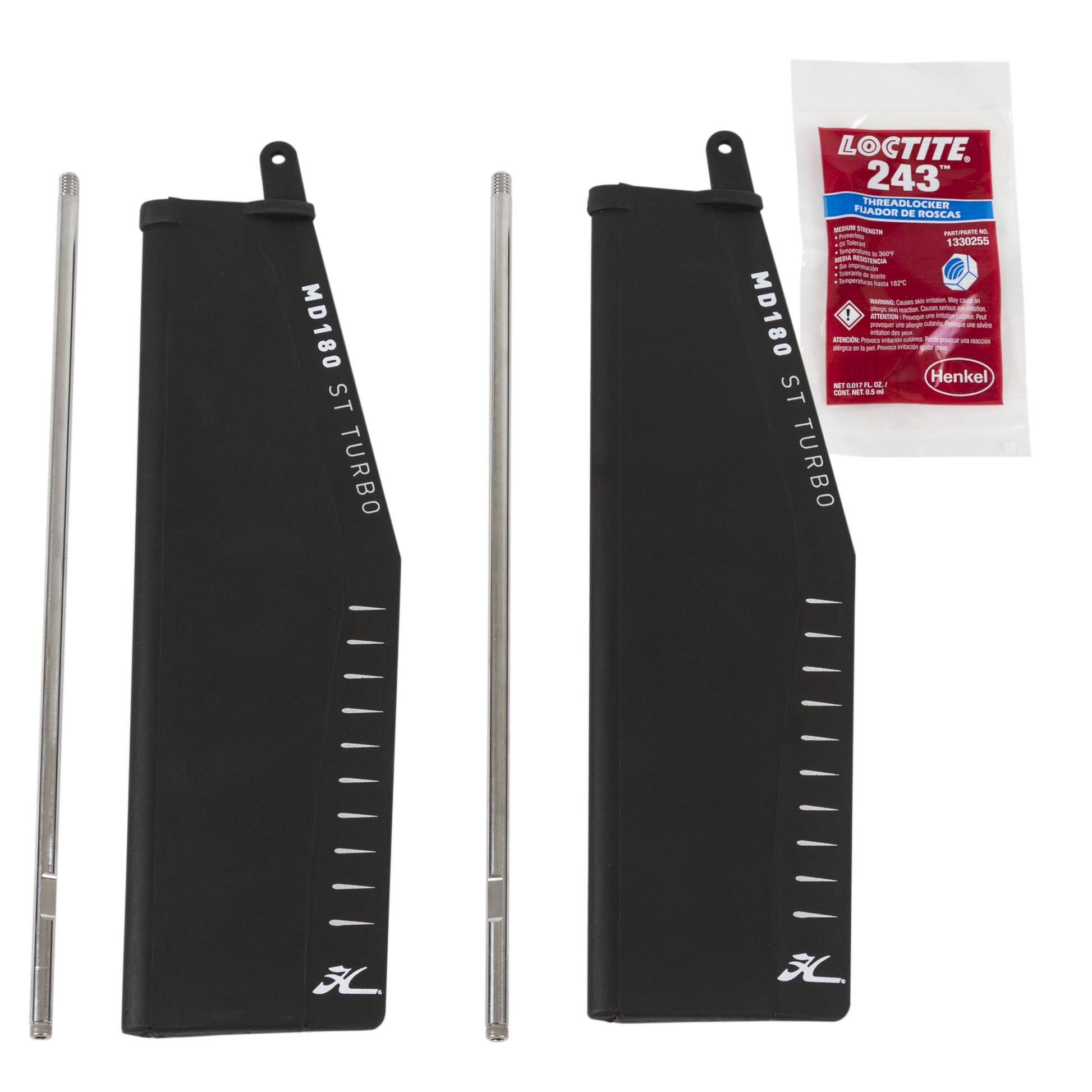 Featuring the MD180 V2 Turbo Fin Kit hobie accessory manufactured by Hobie shown here from one angle.