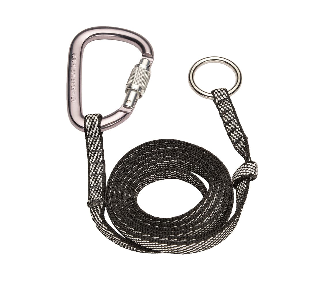 Featuring the Web Toe leash, rescue pfd, throw bag manufactured by Astral shown here from one angle.