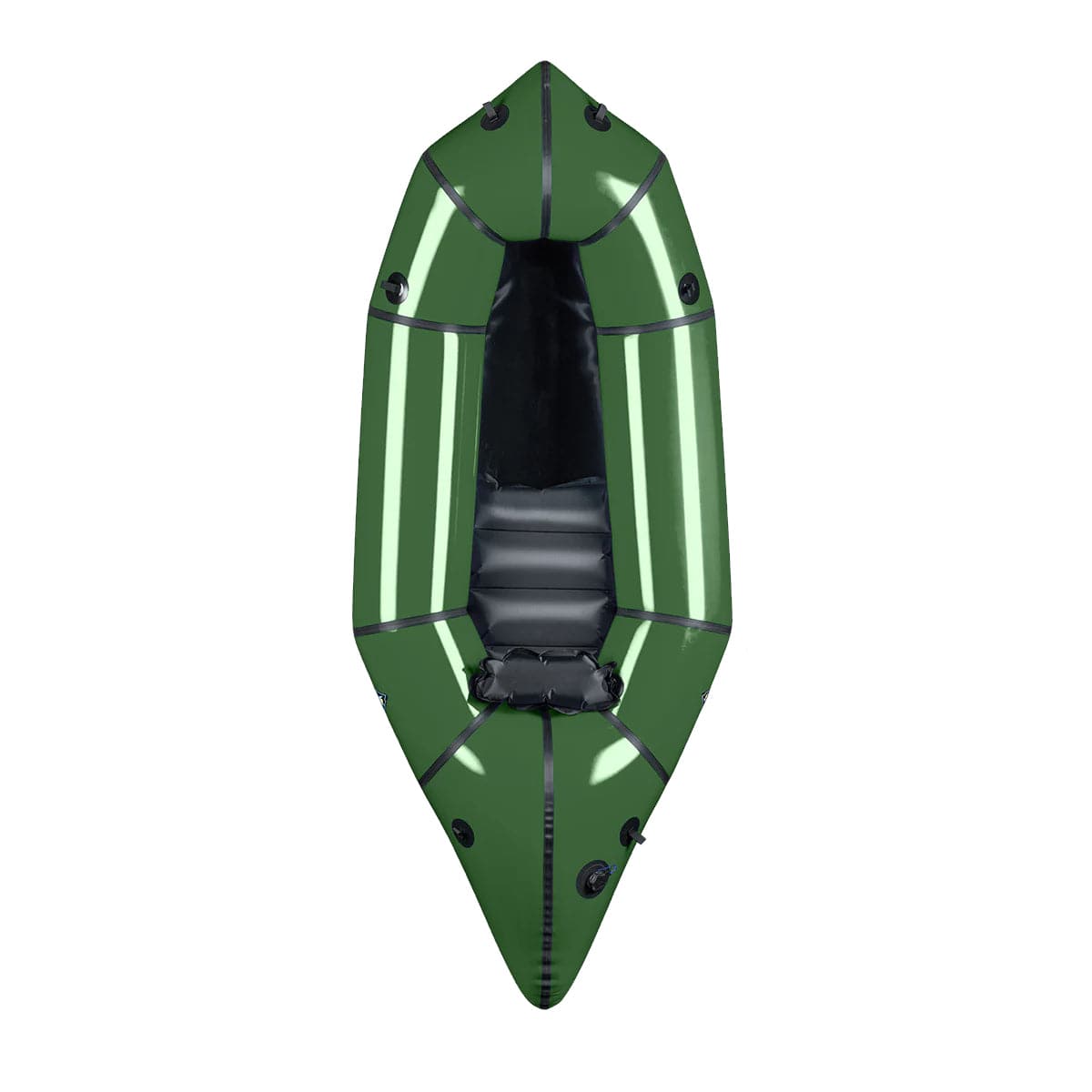 Featuring the Classic with Open Deck pack raft manufactured by Alpacka shown here from a second angle.