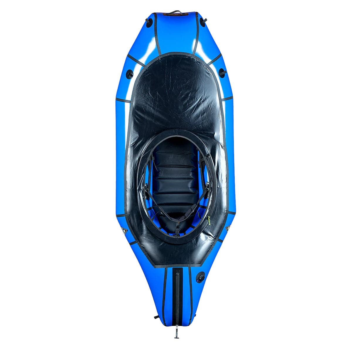 Featuring the GnarMule pack raft, pack rafting manufactured by Alpacka shown here from a second angle.