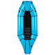 Featuring the Mule Open Deck pack raft manufactured by Alpacka shown here from a second angle.
