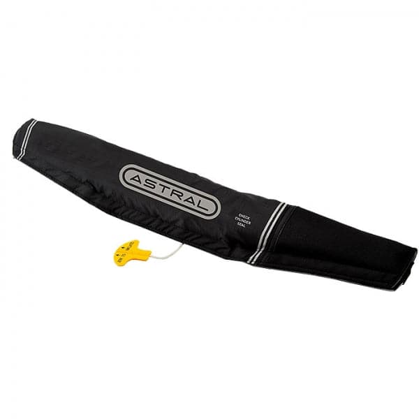 Featuring the AirBelt 2.0 Inflatable PFD inflatable pfd manufactured by Astral shown here from one angle.