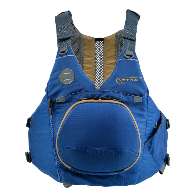 Featuring the Sturgeon PFD fishing pfd, men's pfd, women's pfd manufactured by Astral shown here from a sixth angle.
