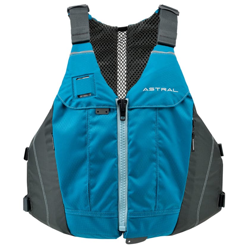 Featuring the E-Linda Women's PFD women's pfd manufactured by Astral shown here from a fourth angle.