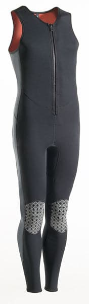 Featuring the Demo Farmer John Wetsuit used paddle gear, used pfd, used skirt manufactured by Immersion Research shown here from a second angle.