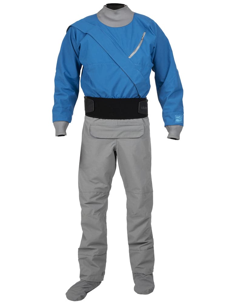Featuring the Meridian (GORE-TEX Pro) Drysuit men's dry wear manufactured by Kokatat shown here from a second angle.