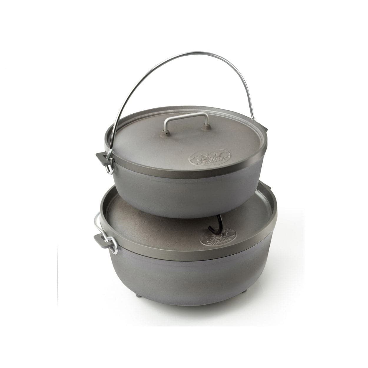 Featuring the Dutch Oven 12in GSI camp, dishes, kitchen manufactured by GSI shown here from a second angle.