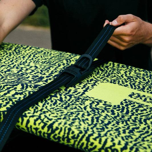 Featuring the Sup Soft Rack Pads sup accessory, sup fin manufactured by FCS shown here from a second angle.