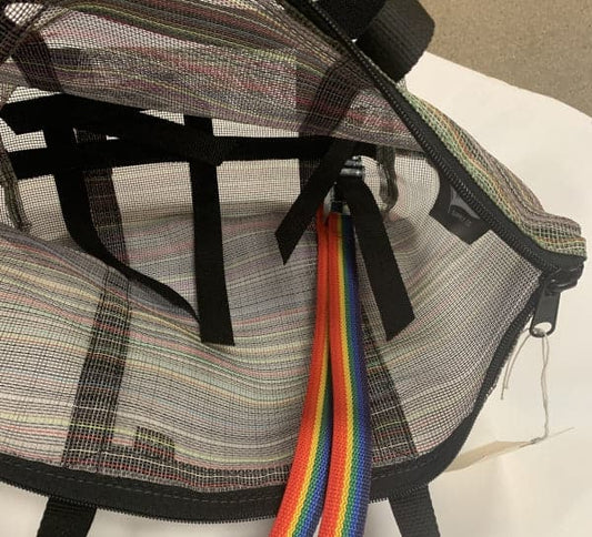 Featuring the Strap Bag gear bag, misc personal gear manufactured by 4CRS shown here from a second angle.