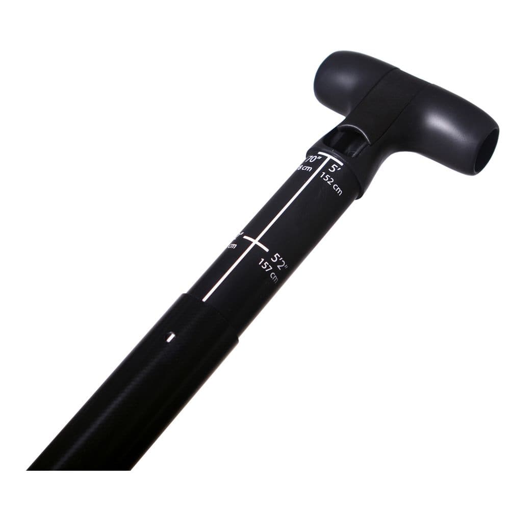 Featuring the Zen 85 - 3pc SUP Paddle 3-piece sup paddle manufactured by Werner shown here from a third angle.