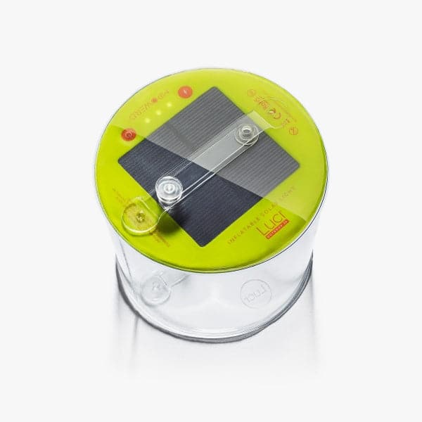 Featuring the Luci Outdoor 2.0 flashlight, headlamp manufactured by MPowerd shown here from one angle.