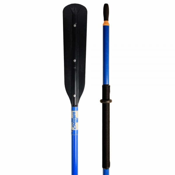 Featuring the Polecat Oar Shaft - Counter Balanced & Rope Wrapped gift for rafter, oar, oar blade manufactured by Sawyer shown here from a third angle.