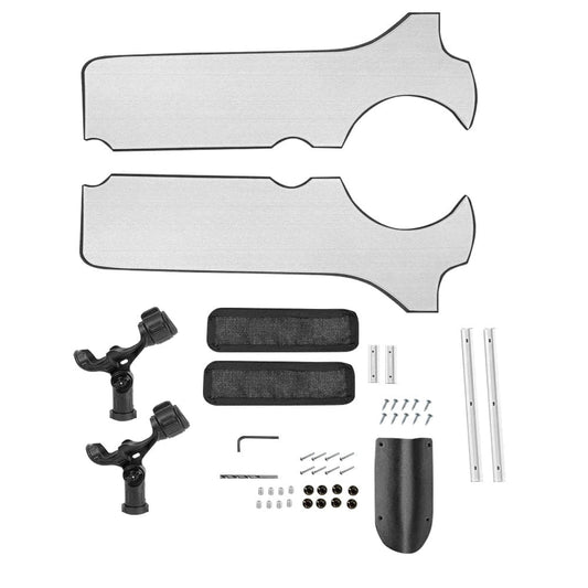Featuring the Staxx Fishing Kit fishing accessory, kayak outfitting manufactured by Jackson Kayak shown here from one angle.