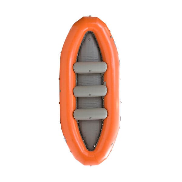 Featuring the Super Duper Puma 14 fishing raft, raft manufactured by AIRE shown here from a second angle.