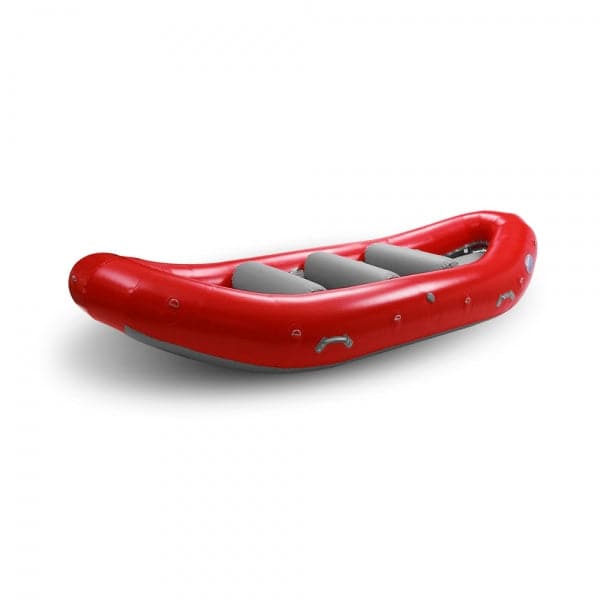 Featuring the Super Duper Puma 14 fishing raft, raft manufactured by AIRE shown here from a fifth angle.