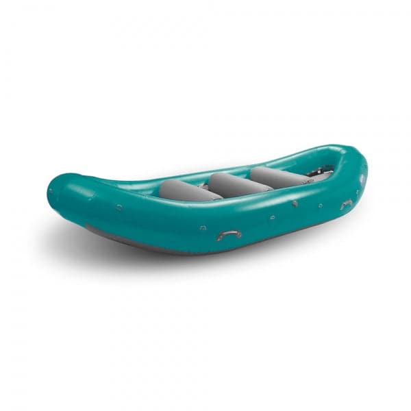 Featuring the Super Duper Puma 14 fishing raft, raft manufactured by AIRE shown here from a tenth angle.