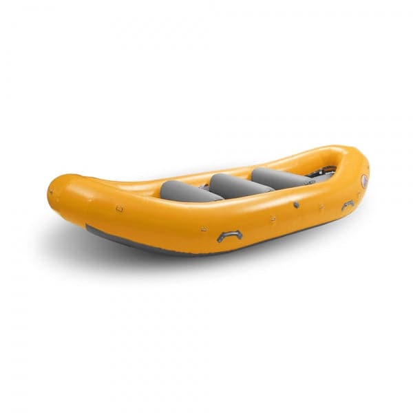 Featuring the Super Duper Puma 14 fishing raft, raft manufactured by AIRE shown here from a sixth angle.