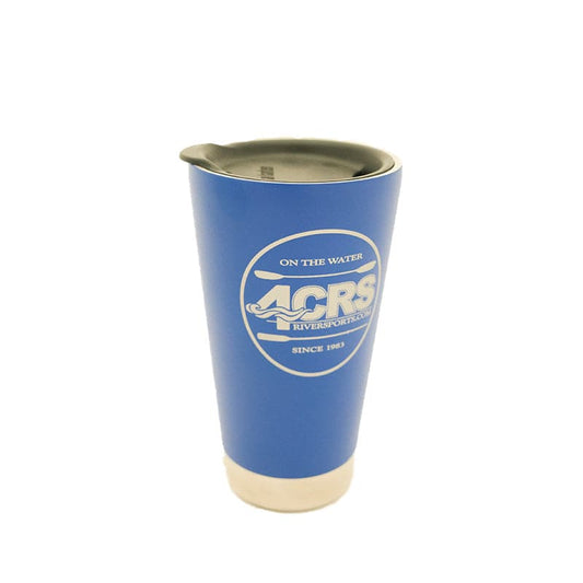 Featuring the 4CRS Tumbler 16oz 4crs logo wear, dishes manufactured by Klean Kanteen shown here from one angle.