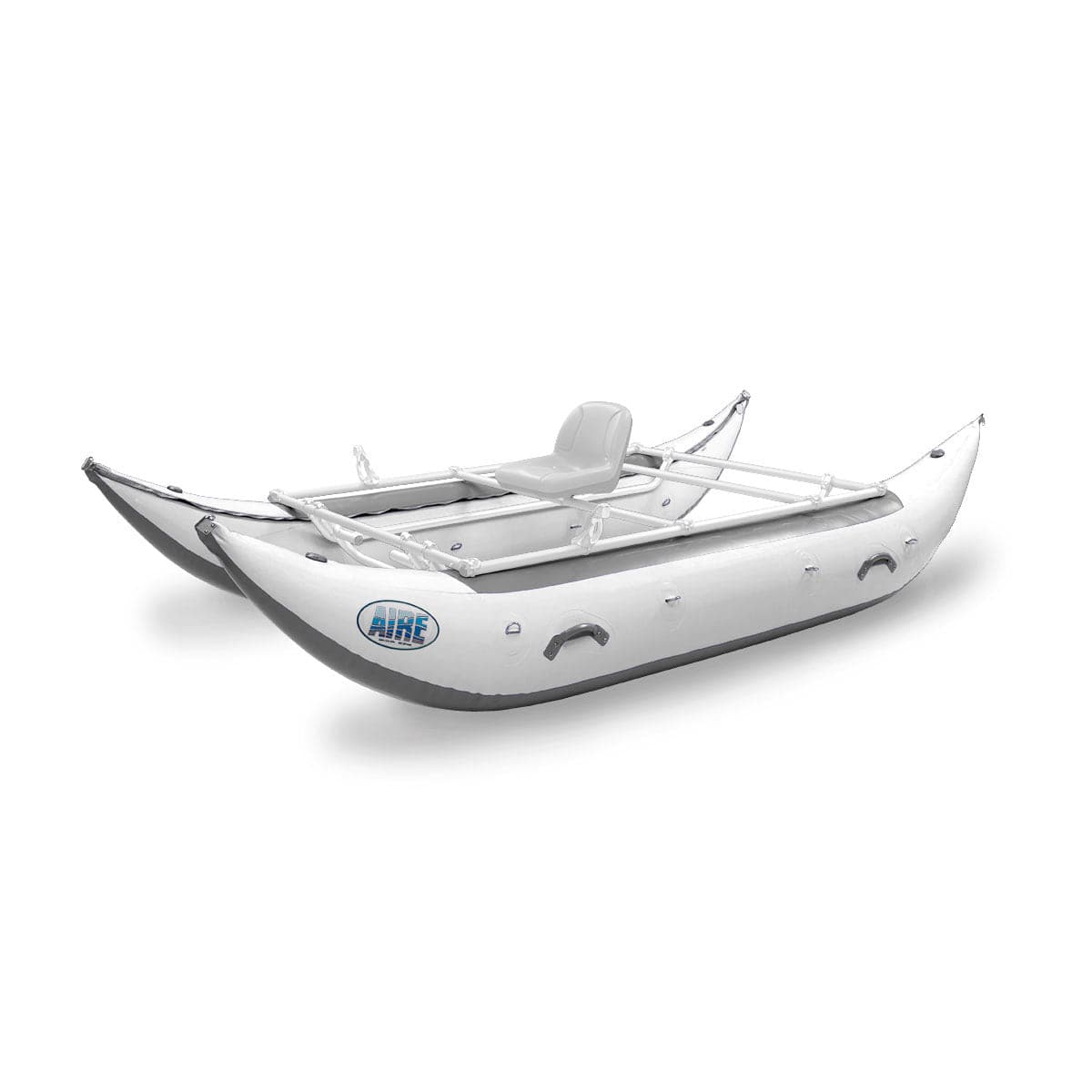 Featuring the Wave Destroyer Catarafts cataraft, fishing cat manufactured by AIRE shown here from a ninth angle.