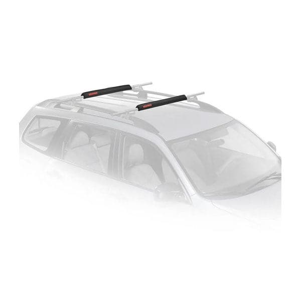 Featuring the 30 inch Aero Crossbar Pad bike mount, fishing accessory, rec kayak accessory, snow mount, tour kayak accessory, transport manufactured by Yakima shown here from a second angle.
