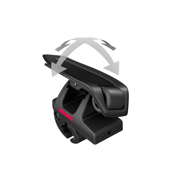 Featuring the SweetRoller Kayak Saddle bike mount, fishing accessory, rec kayak accessory, snow mount, tour kayak accessory, transport, water mount manufactured by Yakima shown here from a fifth angle.