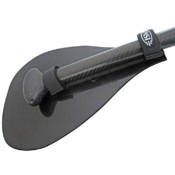 Featuring the Add a Blade 2-piece sup paddle manufactured by North Shore shown here from one angle.